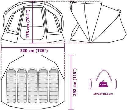 vidaXL fishing tent tent tent