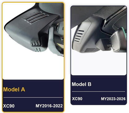 FITCAMX Dash Cam Compatibel met Volvo XC90, XC90 Recharge, XC90 Hybrid 2016-2022, 4K WiFi-video UHD 2160P, botsingsdetectie, eenvoudig te installeren, 64GB-kaart