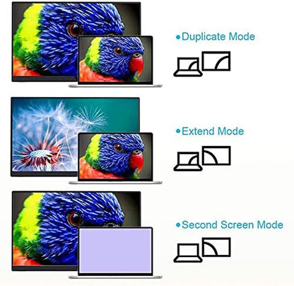Lipa HDR-50 Portable Monitor 2K 13.3" / Portable Screen/HDMI / 2x USB C/With Case and Kickstand/Also for Consoles / 2560 x 1440 Pixels/Dual Speakers - QUORE