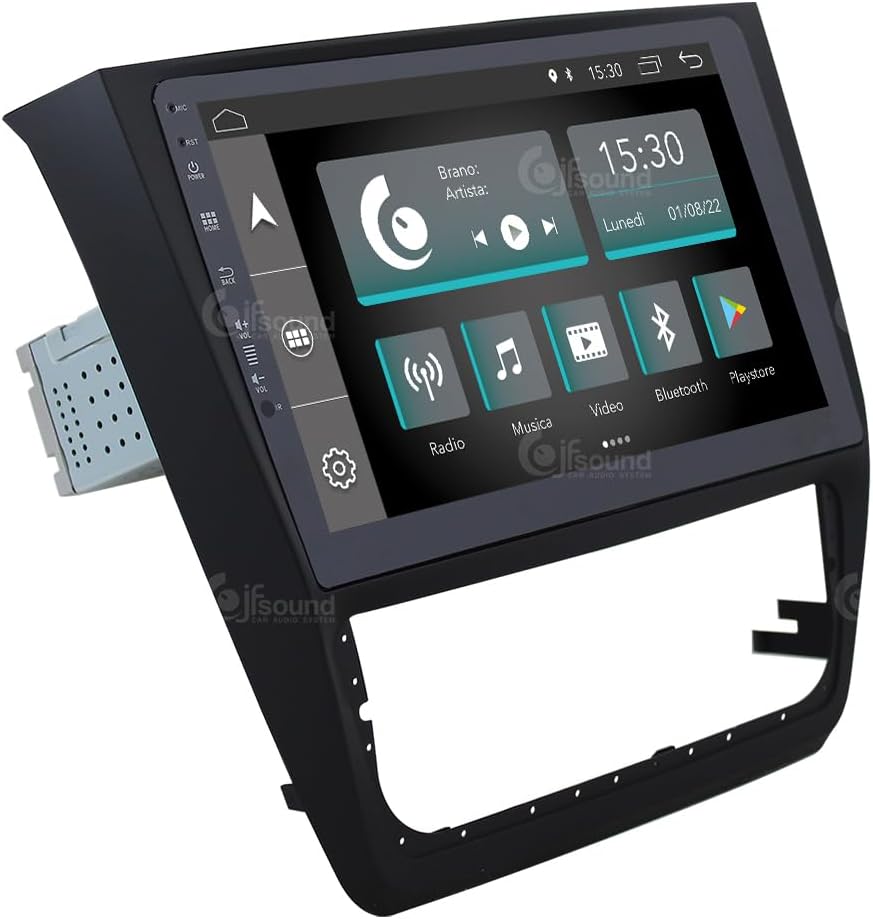 Autoradio – Auto Radio – Multimedia Radio – Inbouwradio – 1-DIN Autoradio – 10 Inch Touchscreen – Android GPS – Bluetooth & WiFi