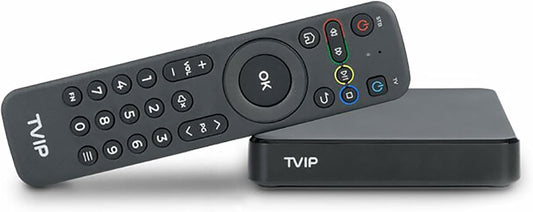 TVIP S-Box v.706 4K UHD Android 11 IP-ontvanger (HDR, Dual WiFi, LAN, Bluetooth, HDMI, USB, MicroSD)