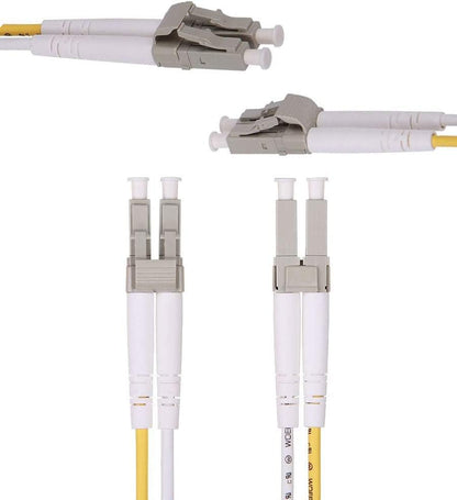 Elfcam Glasvezelkabel LC/UPC naar LC/UPC, OM3 Multimode Duplex, 50/125 um, LSZH, 150 m