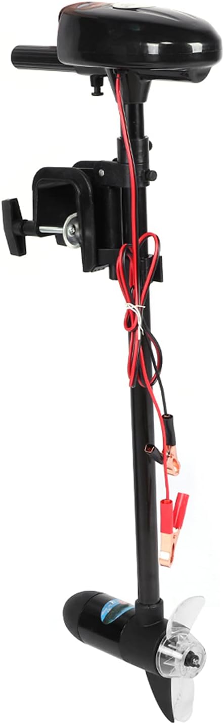 Cocoarm 12V 18lbs Multi Gear Electric Trolling Motor Multi-Speed Control Onkruidloze Propeller Lichtgewicht Draagbare Draagbare voor Kajaks Kleine Boten Opblaasbare Boten