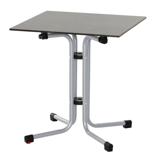 Siena Garden 01914560 klaptafel Sola 65x65 cm, zilver