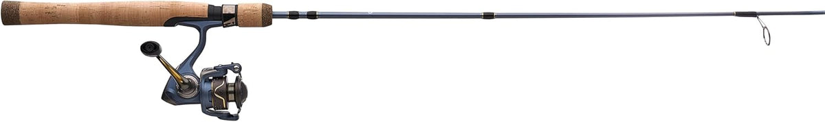 Pflueger 4'8" President Spinning Reel en Rod Combo, Ultra Light, 2-delige Grafietstaaf, Maat 20 Reel, Aluminium Spoel