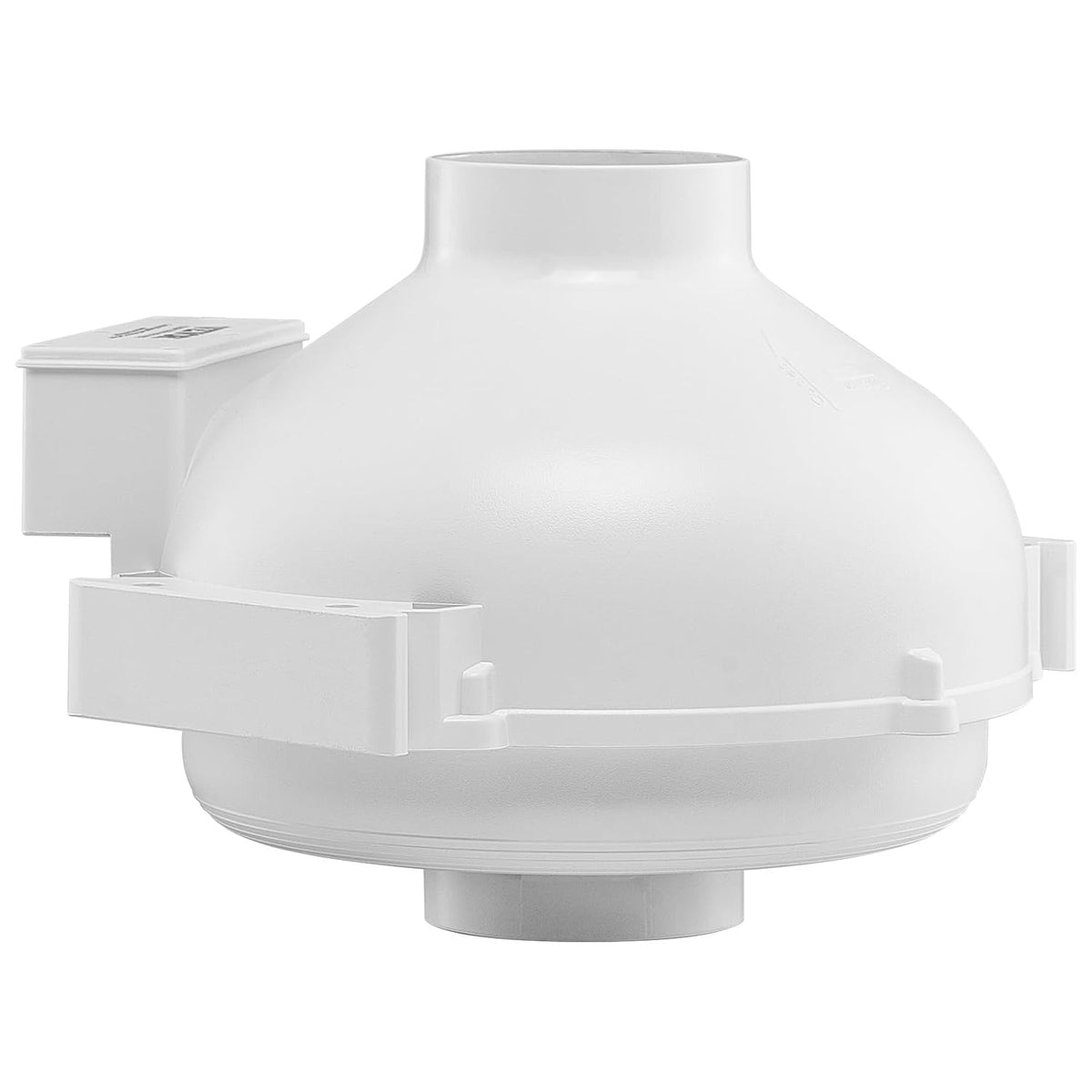 VEVOR 98-114 mm Radon Ventilatorinstallatiekit, 260 CFM Radon-reductie ventilatorsysteemkit met 2 koppelingen, drukweergave, inline kanaalventilator, afvoerventilator voor ventilatie binnen en buiten