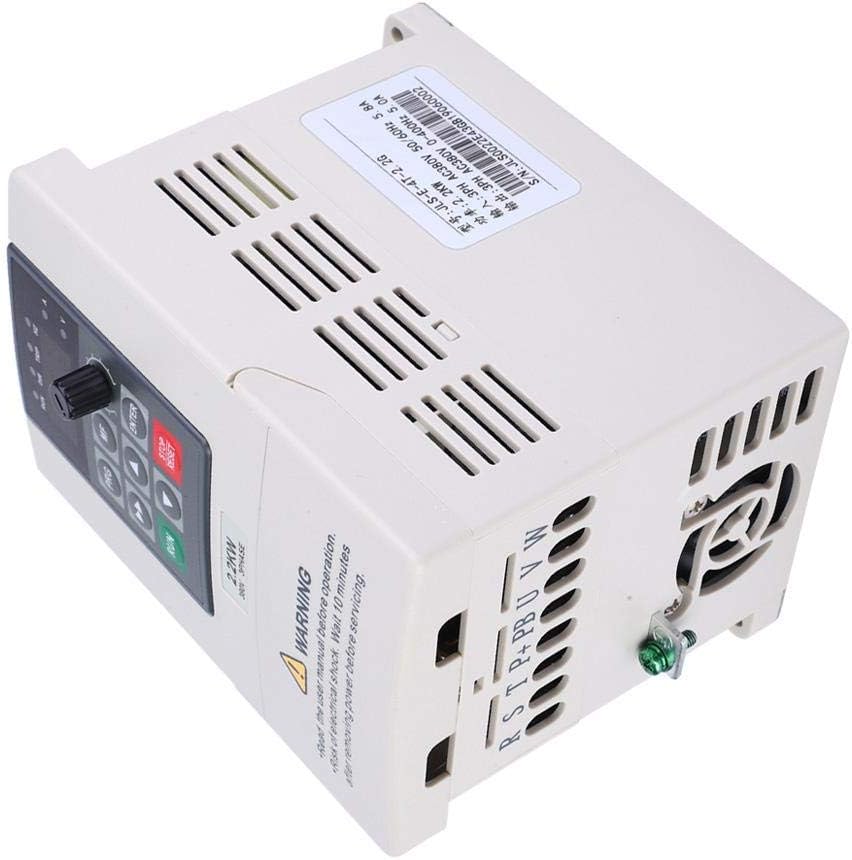 Diyeeni Frequentieomvormer, 380 V, 2,2 KW VFD frequentieomvormer, motoromvormer, toerentalregelaar voor productiemachines, ventilatoren, pompen, frequentieomvormers, ondersteuning multibescherming