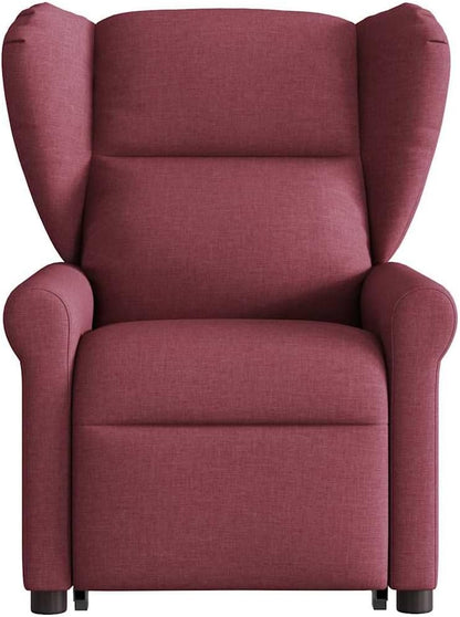 Elektrische Relaxfauteuil – Elektrische Relaxstoel – Opsta Fauteuil – Massage Fauteuil – TV Stoel – Elektrische Kantelfunctie – Vibratiemassage – Wijnrood Stof