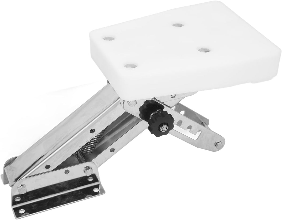 Buitenboordmotor Mount, 110LBS Lading Verstelbare Auxiliary Boot Motor Mount Hoge Sterkte Roestbestendig Robuuste Structuur Voor 7.5 Tot 20 2 Takt Motoren,Reserveonderdelen voor boten,jachten