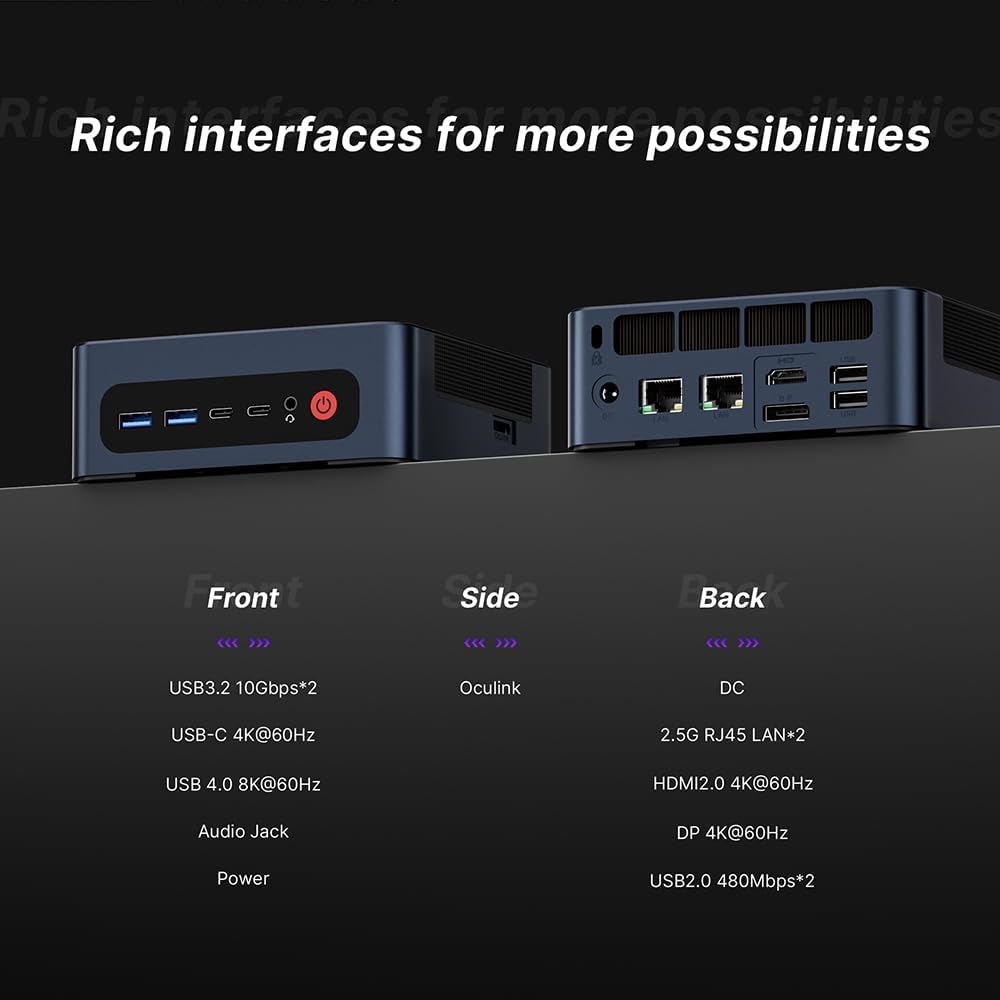 Gaming PC – Game Computer – Desktop PC – Mini PC – High Performance PC – Compact Formaat – Krachtige Ryzen 7 Processor