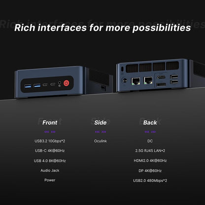 Gaming PC – Game Computer – Desktop PC – Mini PC – High Performance PC – Compact Formaat – Krachtige Ryzen 7 Processor