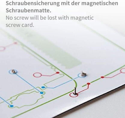 GIGA Fixxoo Display set compatibel met iPhone XR, reparatieset compleet zwart, reservebeeldscherm, Retina LCD glas met touchscreen, incl. geïntegreerde frontcamera & gereedschap