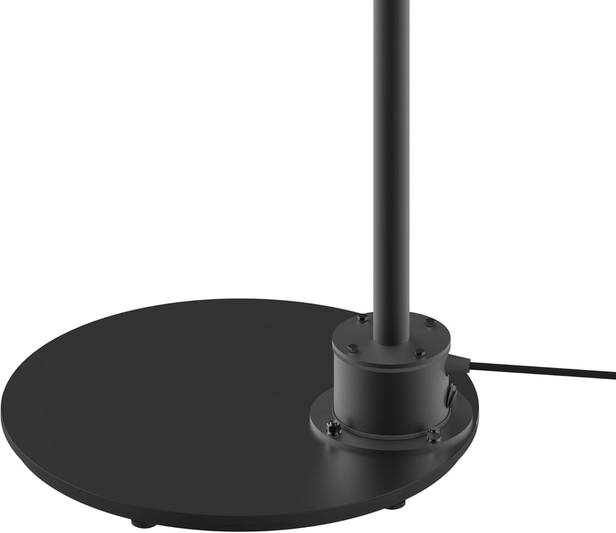 Staande warmtestraler, 2000 W, elektrisch, IP65 weerbestendig, verwarmingsgrill, diameter 44 cm, hoogte 223 cm, elegant zwart-goud design, stabiele voet