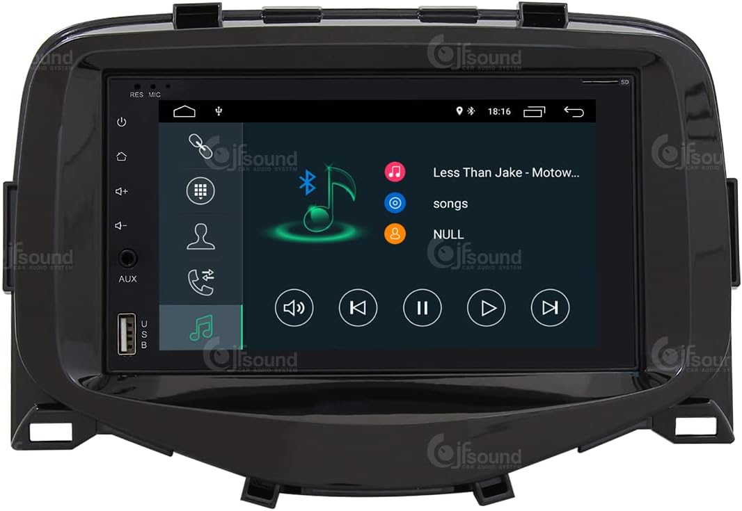 Autoradio Toyota Aygo – Multimedia Systeem – Navigatie Unit – Auto Receiver – Infotainment Systeem – 6,2 Inch Touchscreen – Bluetooth & WiFi Connectivity