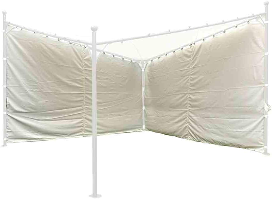 Siena Garden Set zijpanelen voor paviljoen BERLINO 400x400 cm wit