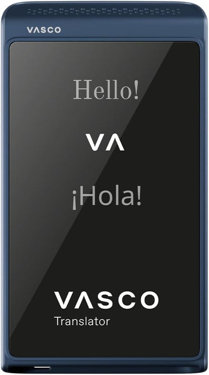 Vasco Translator Q1 | AI Stemkloning Vertaalmachine | 113 Talen | Kosteloos internet in bijna 200 landen (Slate Blue)