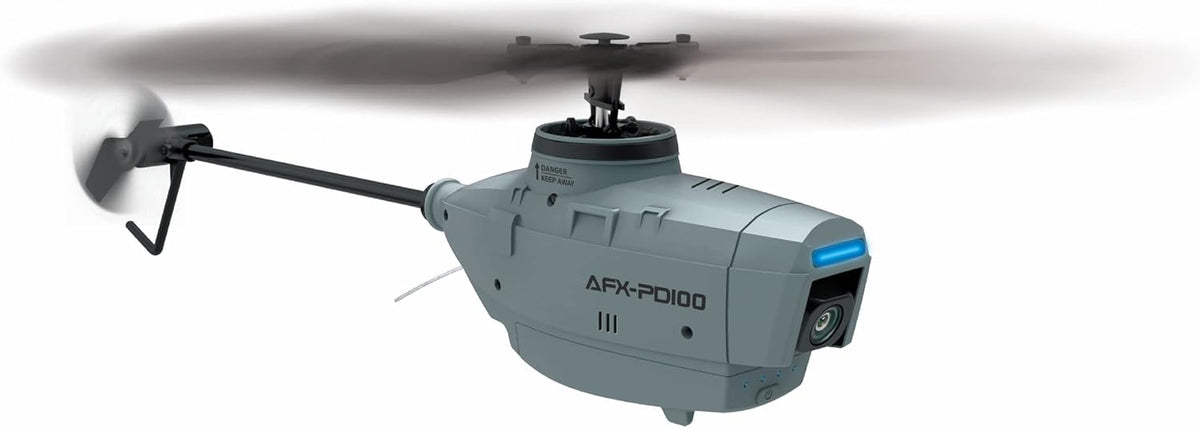 Amewi AFX-PD100 met HD-camera helikopter RtF grijs RC afstandsbediening