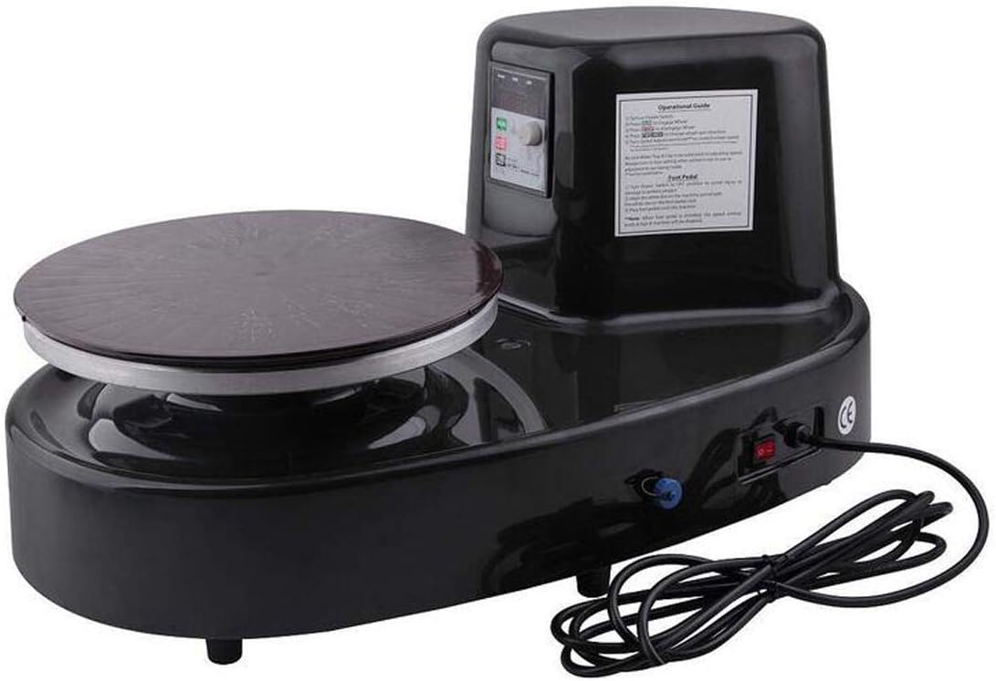 Airgoo Töpferscheibe Keramische Klei Machine Aardewerk Wiel AG-60 250W Elektrische Machine met Onafhankelijk Pedaal DIY Keramiek Vormgereedschap Keramische Wiel Machine