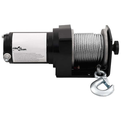 vidaXL Lier Elektrisch 12 V 1360 KG met Draadloze Afstandsbediening Katrol Hef