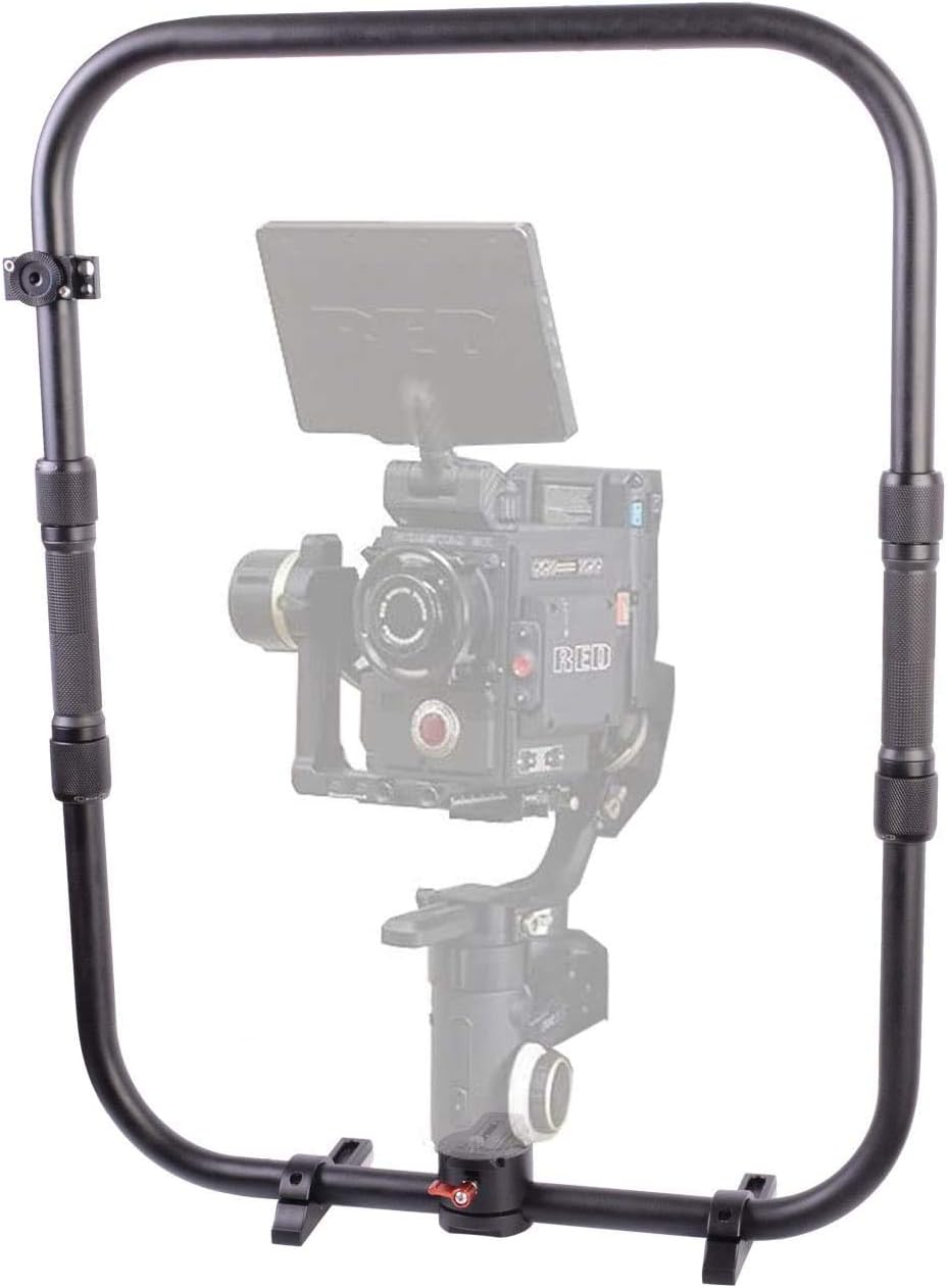 DF DIGITALFOTO Universele handheld ringgreep,Dubbele stuurring met versnellingsadapter