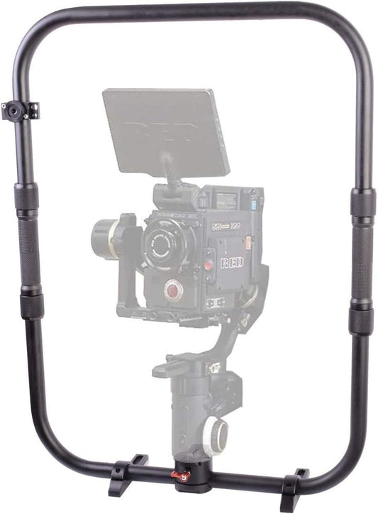 DF DIGITALFOTO Universele handheld ringgreep,Dubbele stuurring met versnellingsadapter