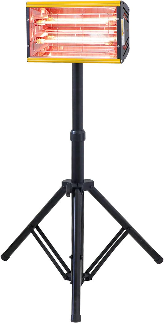 Infrarood Verflamp – Verf Droger – Verflamp Lamp – Infrarood Lamp – Drooglamp – 2000W Vermogen – Aluminiumlegering Behuizing