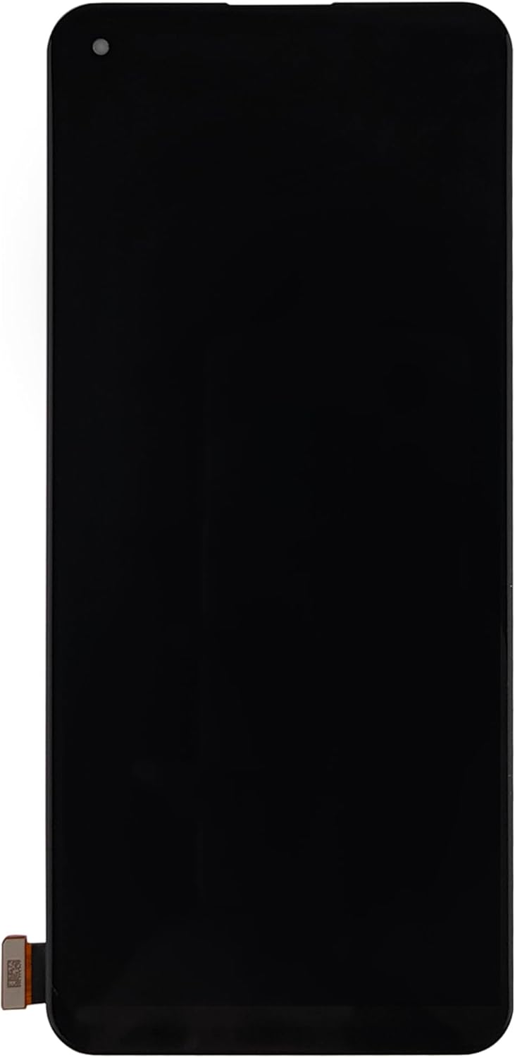 Gloednieuw 6,43 inch AMOLED-display compatibel met OnePlus Nord 2T CPH2399, CPH2401 (zwart zonder frame) (met vingerafdruk) lcd-display, touchscreen digitizer + gereedschapsset