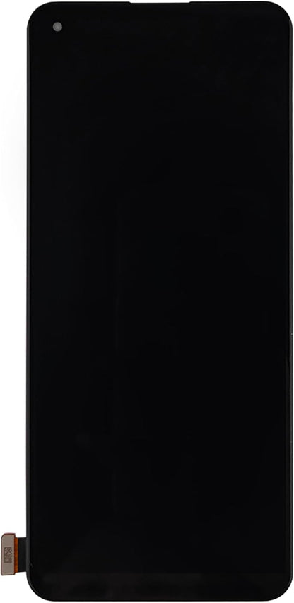Gloednieuw 6,43 inch AMOLED-display compatibel met OnePlus Nord 2T CPH2399, CPH2401 (zwart zonder frame) (met vingerafdruk) lcd-display, touchscreen digitizer + gereedschapsset