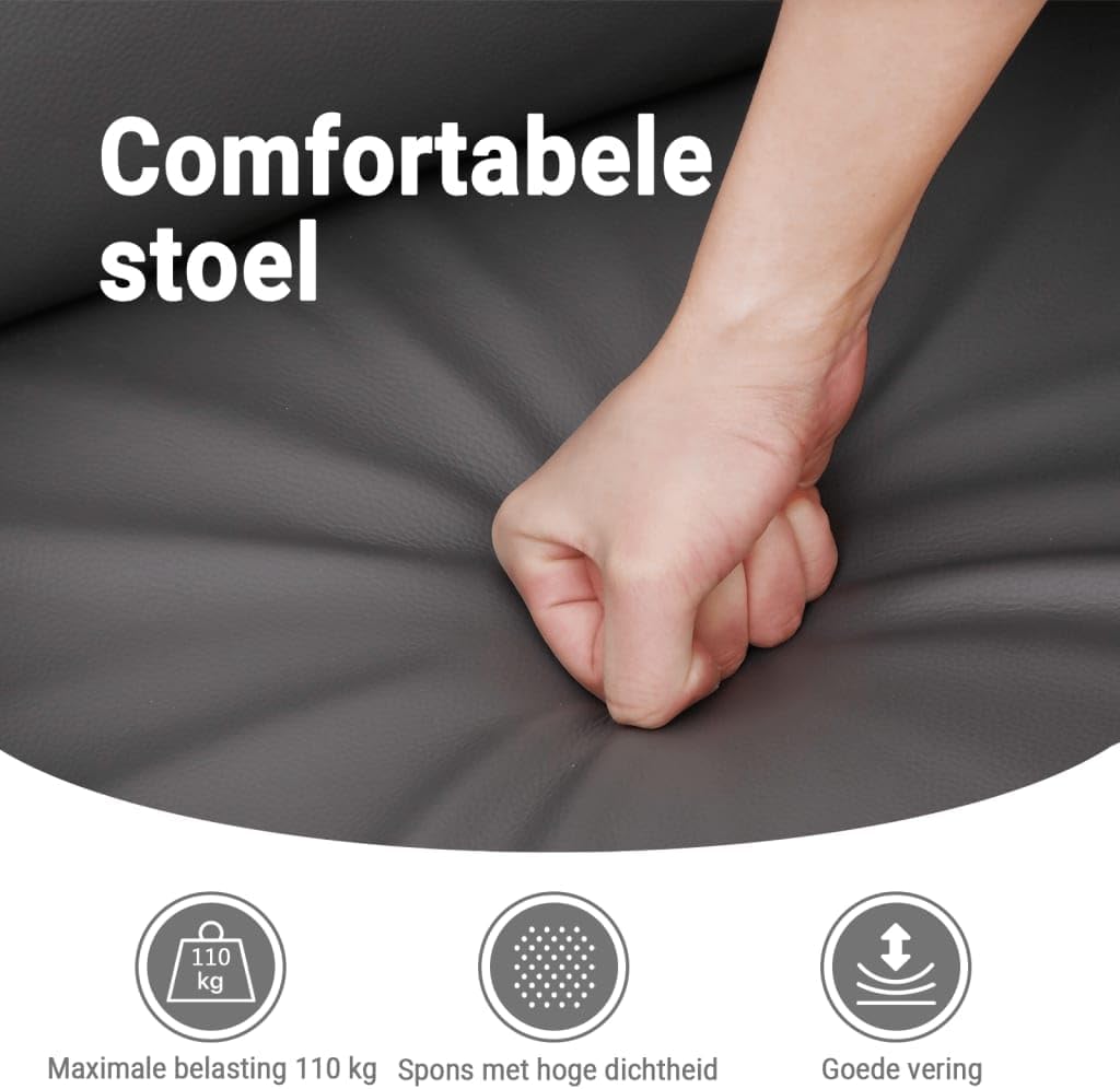 Massagestoel – Sta-Op Stoel – Relaxfauteuil – Massagefauteuil – Elektrische Liftfunctie – Verstelbaar Tot 135° – Kunstleer Bruin – 6-Punts Vibratiemassage