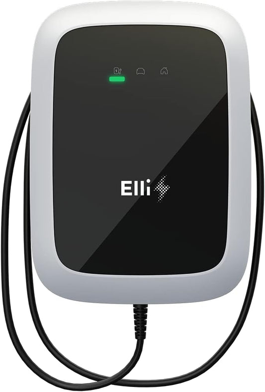 Volkswagen Elli Charger Standard I Type 2 EV-lader I Compatibel met alle EV I Tot 7,4 kW I 7,5m Kabel inbegrepen I Voor binnen- en buitengebruik I Eenfasig