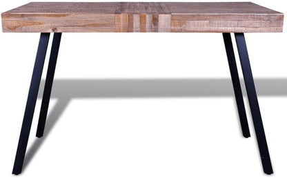 vidaXL Table recycled teak