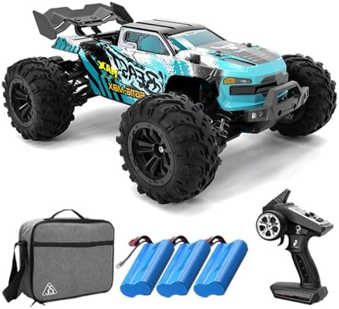 RC Race Buggy 1:16 – RC Auto – Draagbare Buggy – Offroad Wagen – Racewagen – 80 km/u – Borstelloze Motor – 4WD Terreinwagen Met 3 Batterijen - QUORE