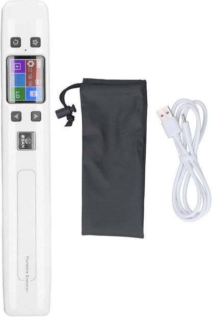 1050 DPI Mobiele Fotoscanner voor A4-documenten met JPG PDF-formaat, Draagbare Documentscanner, USB-handheld-beeldscanner voor Thuis en op Kantoor, Zakelijk, Foto, Afbeelding,