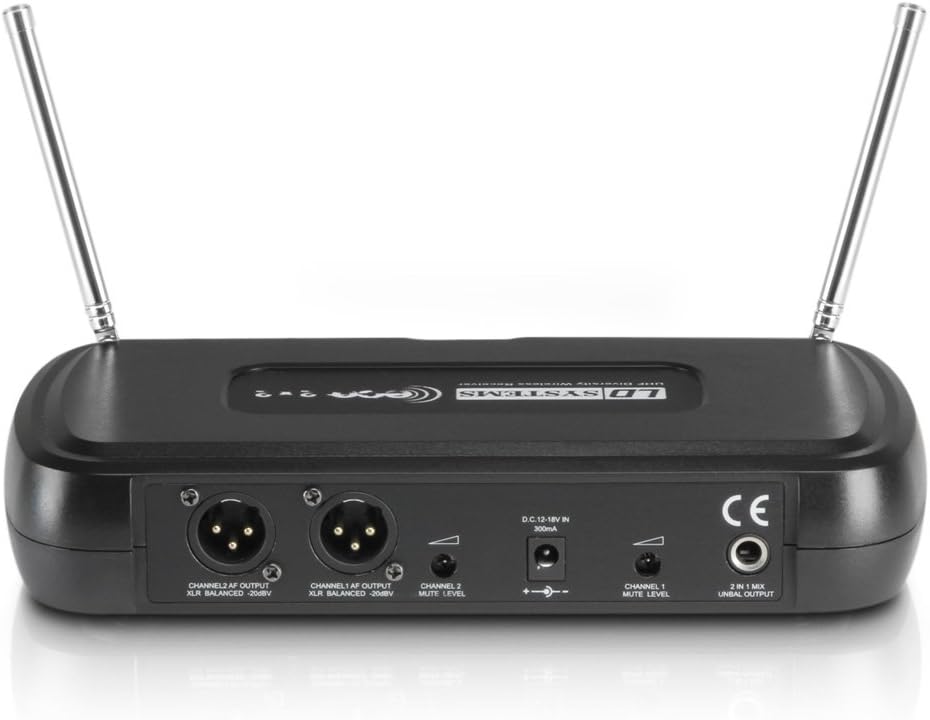 LD Systems LDWSECO2X2BPH2 ECO 2 draadloze microfoonsysteem met 2x riempack en 2x headset (863,9/864,9MHz)