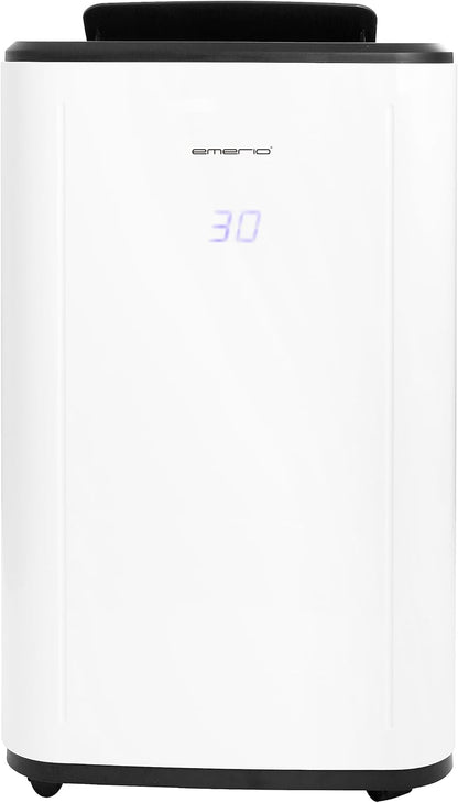 Emerio DH-129238 Luchtontvochtiger met R290, 30 l/dag, auto-stop wanneer vol, kamergrootte tot 60 m², led-display, timer, droogfunctie voor kleding, tegen vocht en schimmel, grote tank van 6 liter