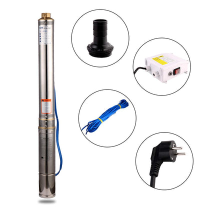Diepe Bronwaterpomp 220-240V 550W Dompelpomp 0.75HP 6800L/H Goed Pomp Voor Binnenlandse Industrieel en Landbouw