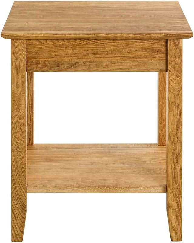 HAKU Console eiken, Massief hout - Maat: B 50 cm x H 60 cm x D 40 cm, Stijl: Traditioneel