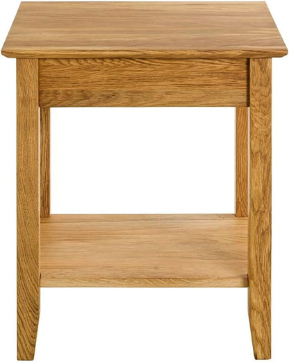 HAKU Console eiken, Massief hout - Maat: B 50 cm x H 60 cm x D 40 cm, Stijl: Traditioneel