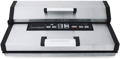 Maxxo VM Master Professionele vacuümmachine, 25 l/min, 350 W, automatisch, geschikt voor levensmiddelen, dubbel lassen van roestvrij staal, rolbreedte tot 40 cm