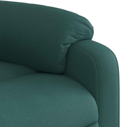 vidaXL Armchair adjustable fabric dark green, recliner chair, recliner chair, armchair, armchair, lazy chair, tv chair, stand chair, recliner chair