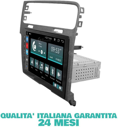 Autoradio Volkswagen Golf 7 – Multimedia Speler – Navigatiesysteem – Car Stereo – Touchscreen Radio – 10 Inch Display – Android Auto & Apple CarPlay – Bluetooth & WiFi Connectivity