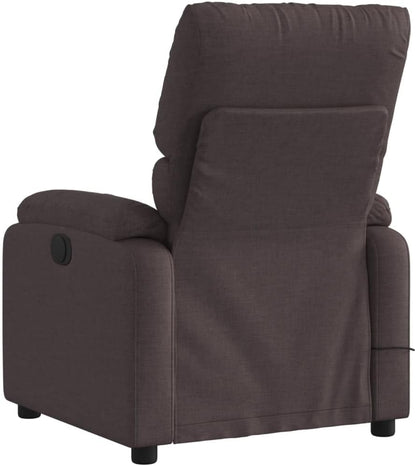 ZIRLANLV Recliner Adjustable Backrest, Relaxation Chair with Vibrating Function, Massage Chair, TV Chair, Deck Chair, Upholstered Chair, Recliner (Wine red) (Dark Brown #04)