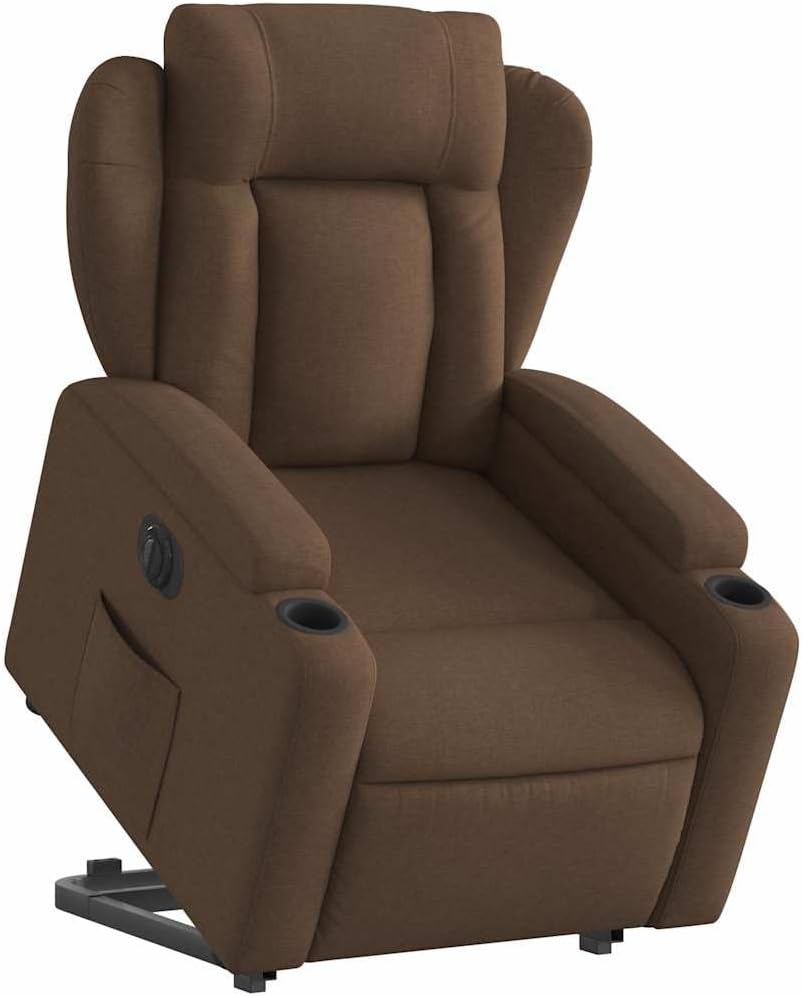 Relaxstoel Met Opstahulp – Elektrische Relaxstoel – Tv-Stoel – Ligstoel – Relaxfauteuil – Elektrisch Kantelsysteem – Maximaal 135 Graden – Comfortabele Stofbekleding