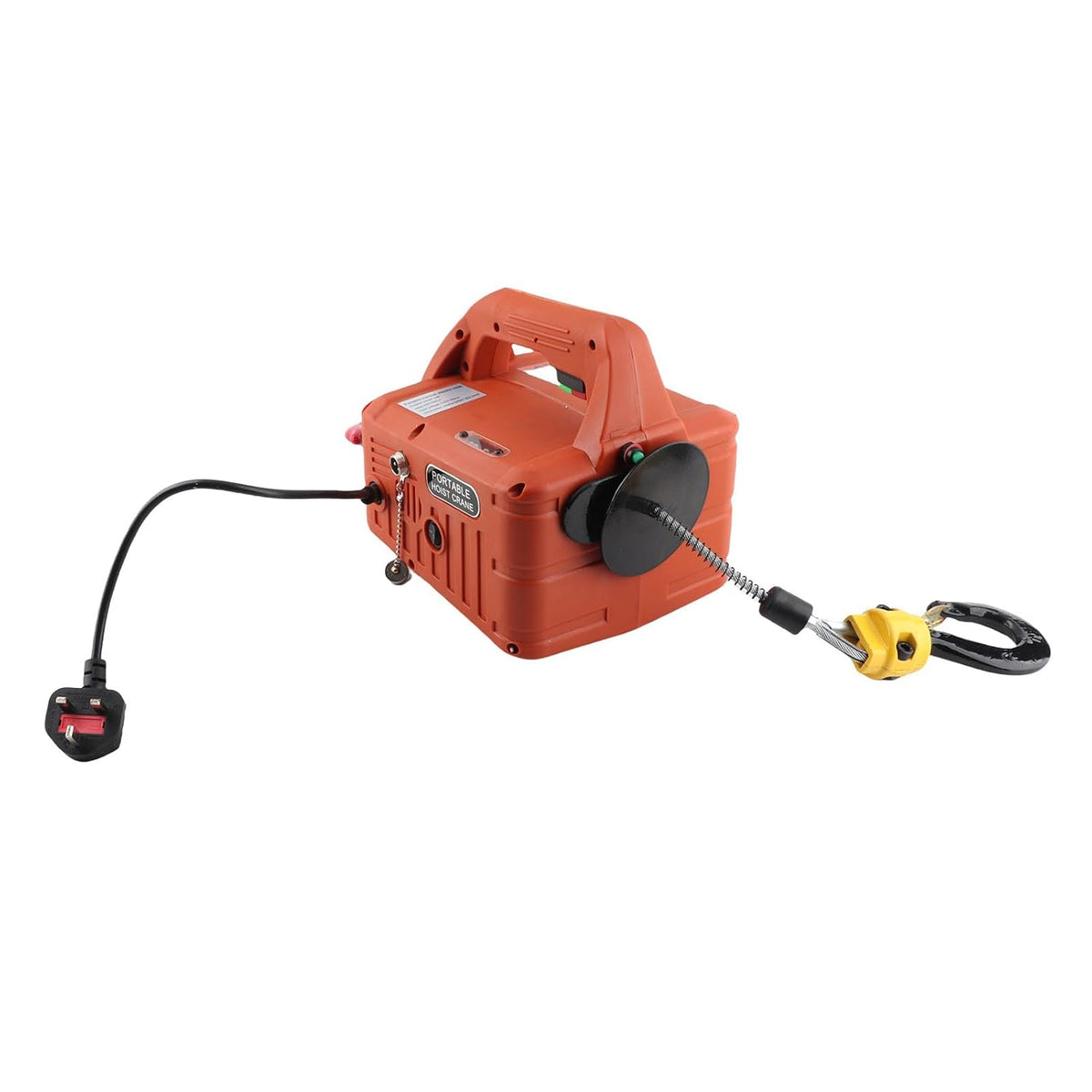 1500W Lift Elektrische Seilier, Gegalvaniseerd Staal Elektrische Lier, Elektrisch Hijstoestel voor zware hefwerkzaamheden in fabrieken, magazijnen (EU-stekker 220V)