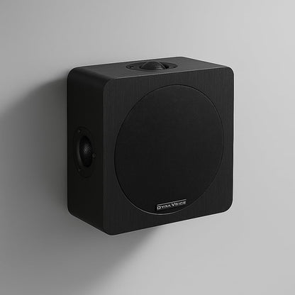 Magic Around-5 Zwart – Surround Luidsprekers voor Home Cinema (Paar) | Quadripolair Ontwerp 4 Tweeters + 5,25" Woofer | Passieve Wandluidsprekers voor 5.1 en 7.1 Systemen