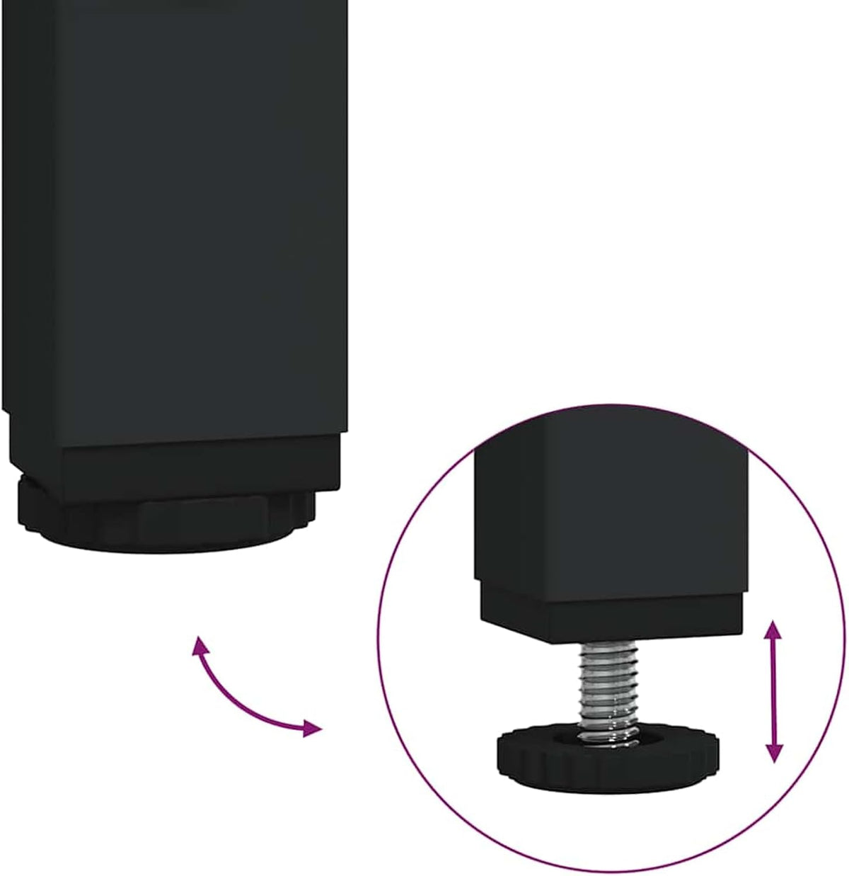 Gecheer Laundry basket 3 compartments with shelf brown oak look, laundry basket laundry basket laundry basket for baby clothes bedding shoes 859064 - QUORE
