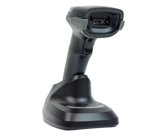 HD8600, Draadloze 1D- en 2D-barcodescanner met dockingstation, nauwkeurige QR- en Azteekse scanning, 16 werkuren, snel opladen, 20.000 barcodes kunnen worden opgeslagen, Bluetooth en 2.4G,