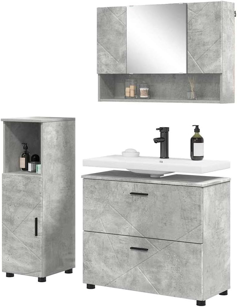 vidaXL Bathroom Set - Modern Furniture, Storage Accessories and Sleek Design for your Bathroom - QUORE