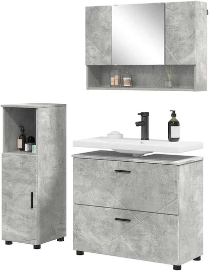 vidaXL Bathroom Set - Modern Furniture, Storage Accessories and Sleek Design for your Bathroom - QUORE