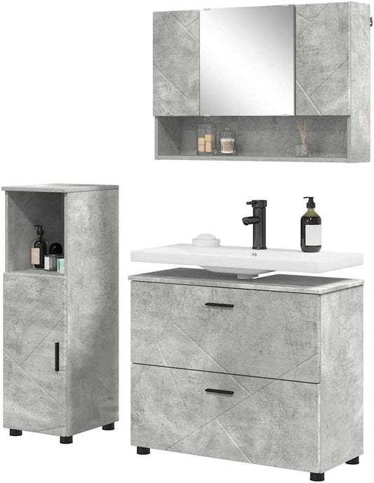 vidaXL Bathroom Set - Modern Furniture, Storage Accessories and Sleek Design for your Bathroom - QUORE
